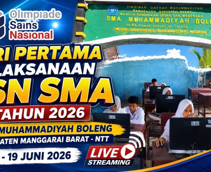 Pelaksanaan OSN-SMA 2026 di SMA Muhammadiyah Boleng Diikuti 32 Siswa